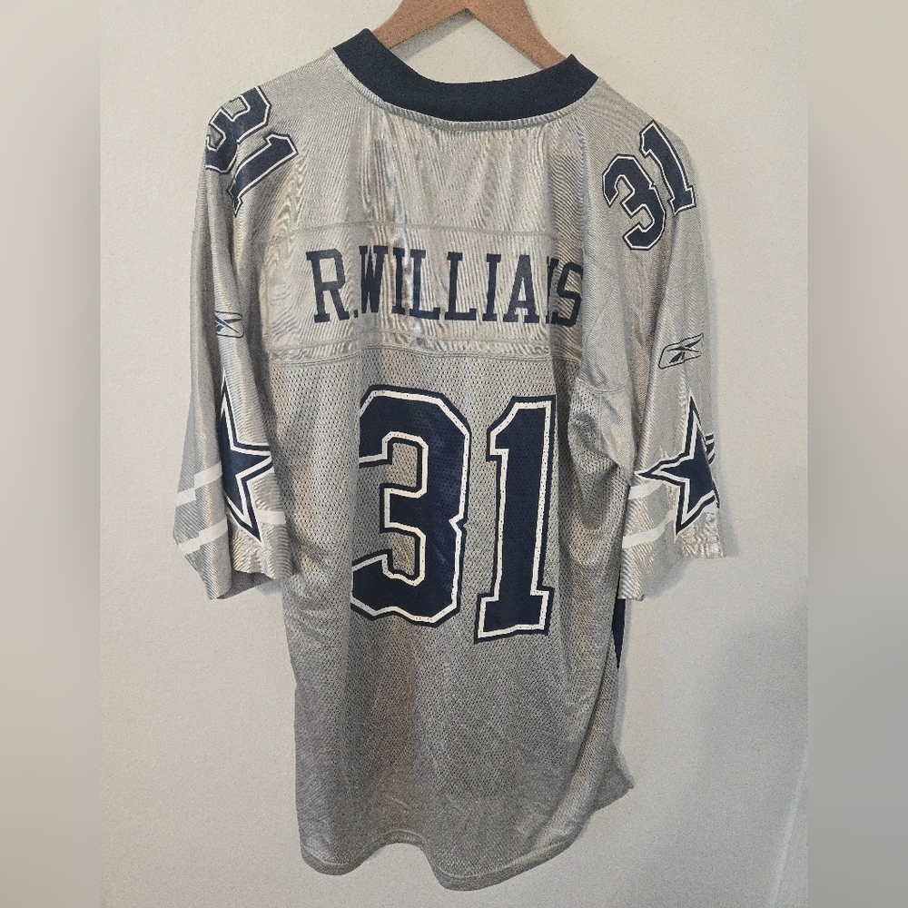 NWT Roy Williams Dallas Cowboys #31 NFL Equipment Two Tone Jersey Mens Large